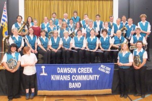 Dawson Creek Kiwanis Community Band looking sharp in May 2014