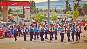 The Band always leads the DC Fall Fair Parade with their musical marches.